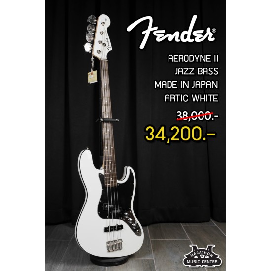 Fender Aerodyne II Made in Japan สีขาวขอบดำ