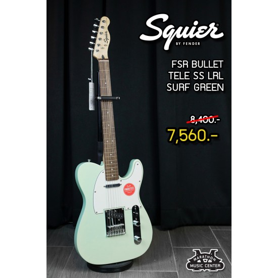 Squier FSR Bullet Tele LRL สีมิ้น Surf Green