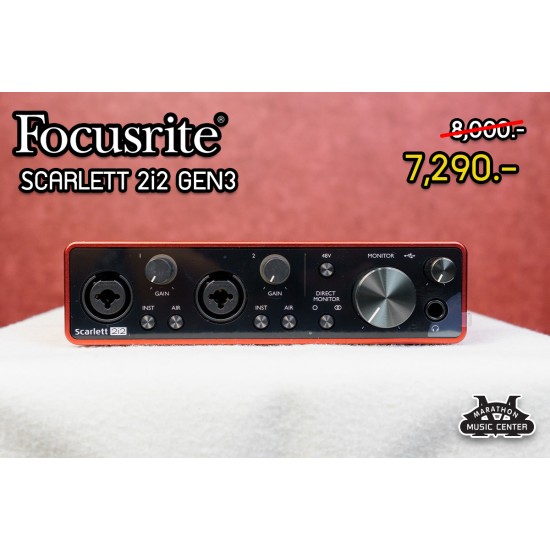 Focusrite Scarlett 2I2 Gen3 