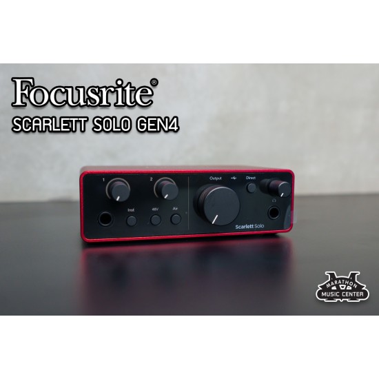 Focusrite Scarlett Solo Gen 4