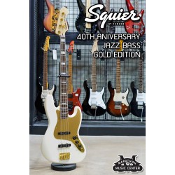Squier 40th Anniversary Jazz Bass Gold Edition