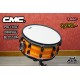 กลองสแนร์ CMC Prelude Poplar สีส้ม ดอกส้ม