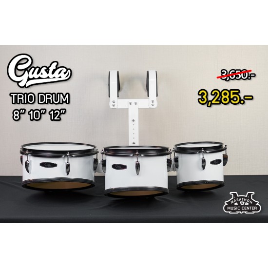 กลองทรีโอ้ Gusta 8" 10" 12"