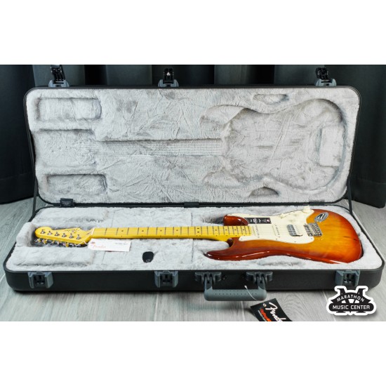 Fender American Pro II Strat HSS MN สี Siena Sunburst 