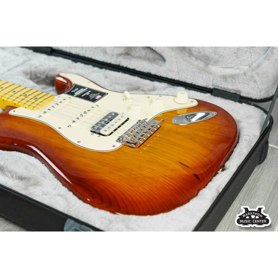 Fender American Pro II Strat HSS MN สี Siena Sunburst 