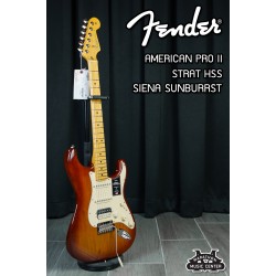 Fender American Pro II Strat HSS MN สี Siena Sunburst 