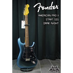 Fender American Pro II Strat SSS สีน้ำเงินDark Night