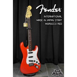 Fender International Made in Japan Stratocaster สี Morocco red