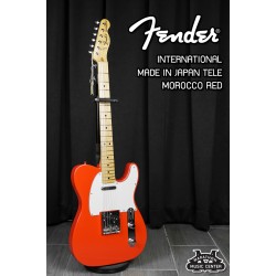 Fender International Made in Japan Telecaster สี Morocco red