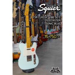 Squier FSR Classic Vibe 50's Tele คอขาว สีฟ้าอ่อนมิ้น Sonic Blue
