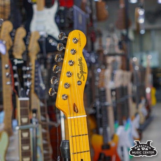 Squier FSR Classic Vibe 50's Tele คอขาว สีฟ้าอ่อนมิ้น Sonic Blue