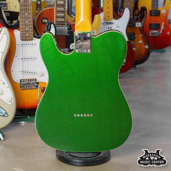 Squier FSR Classic Vibe 60's Tele คอดำ สีเขียว Candy Green