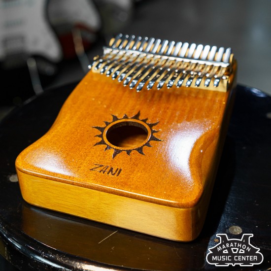 Kalimba 17 Keys Zani พระอาทิตย์เคลือบเงา แบบเว้า