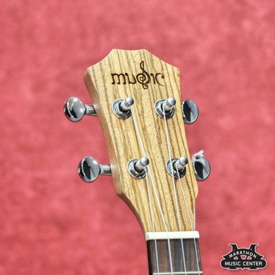 Ukulele Music 23" Zebra Wood